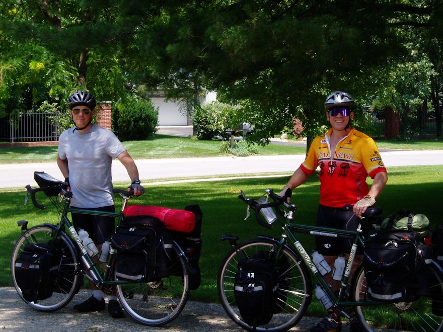 Here's Ed on a self-contained tour in Wisconsin